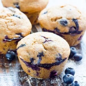 healthy blueberry muffins recipe