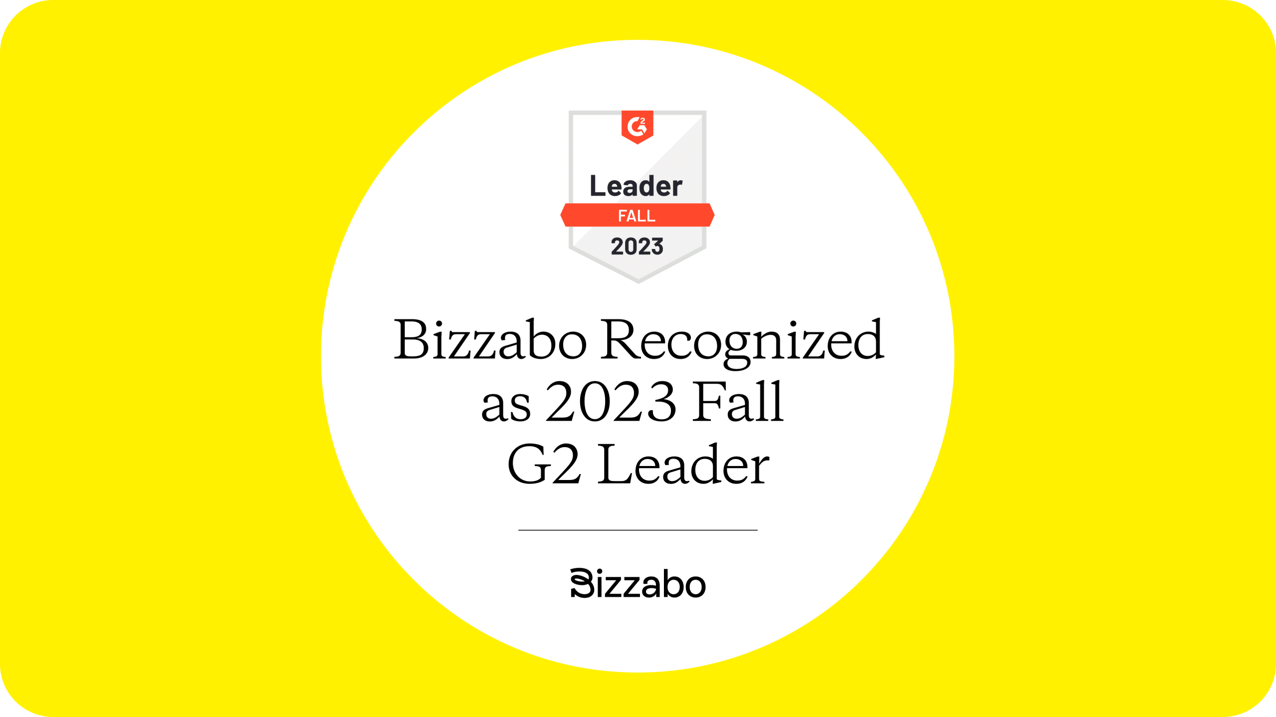 Bizzabo Recognized as G2 Fall 2023 Leader